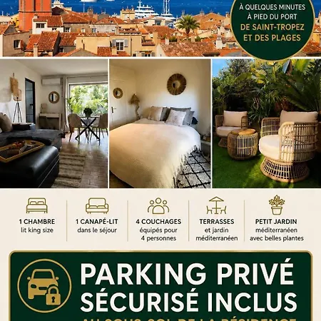 Appartement Tropez Centre Parking Et Jardin Privé Inclus *
