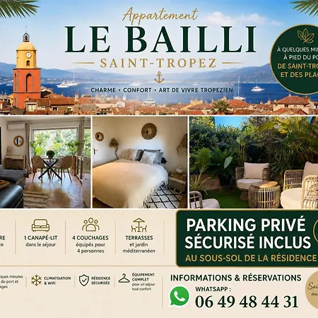 Tropez Centre Parking Et Jardin Prive Inclus *