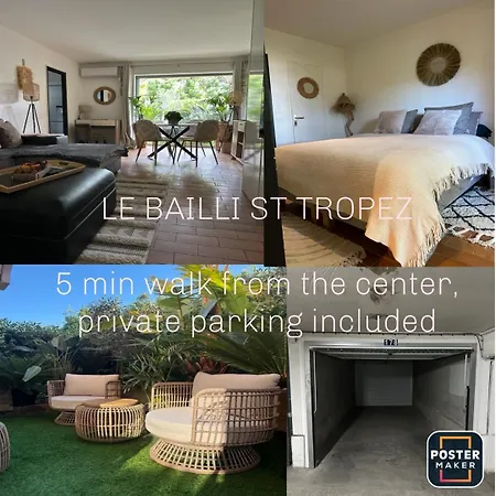 Saint Tropez Centre Parking Et Jardin Prive Inclus Apartmán *