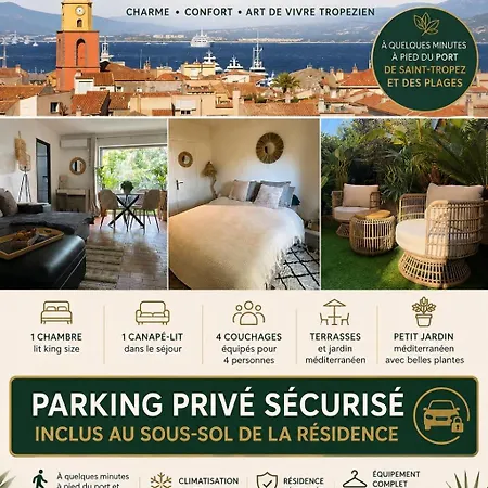 Tropez Centre Parking Et Jardin Prive Inclus *