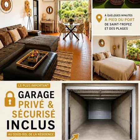 Tropez Centre Parking Et Jardin Prive Inclus アパート サントロペ