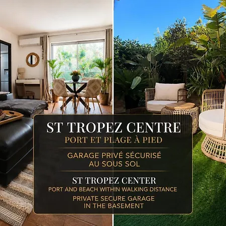 Tropez Centre Parking Et Jardin Prive Inclus アパート *